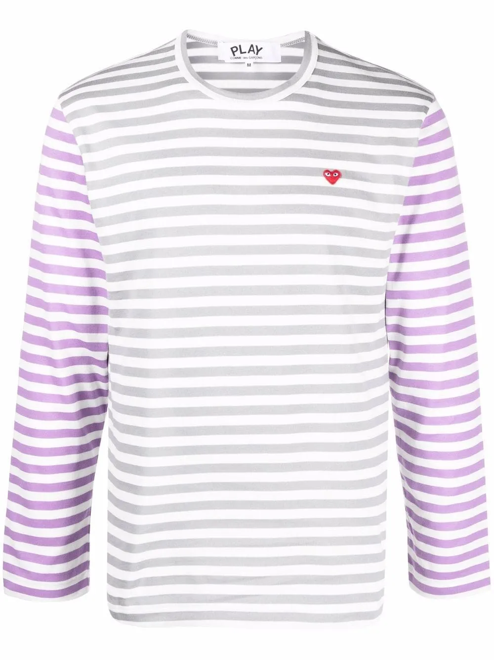 t-shirt manica lunga a righe