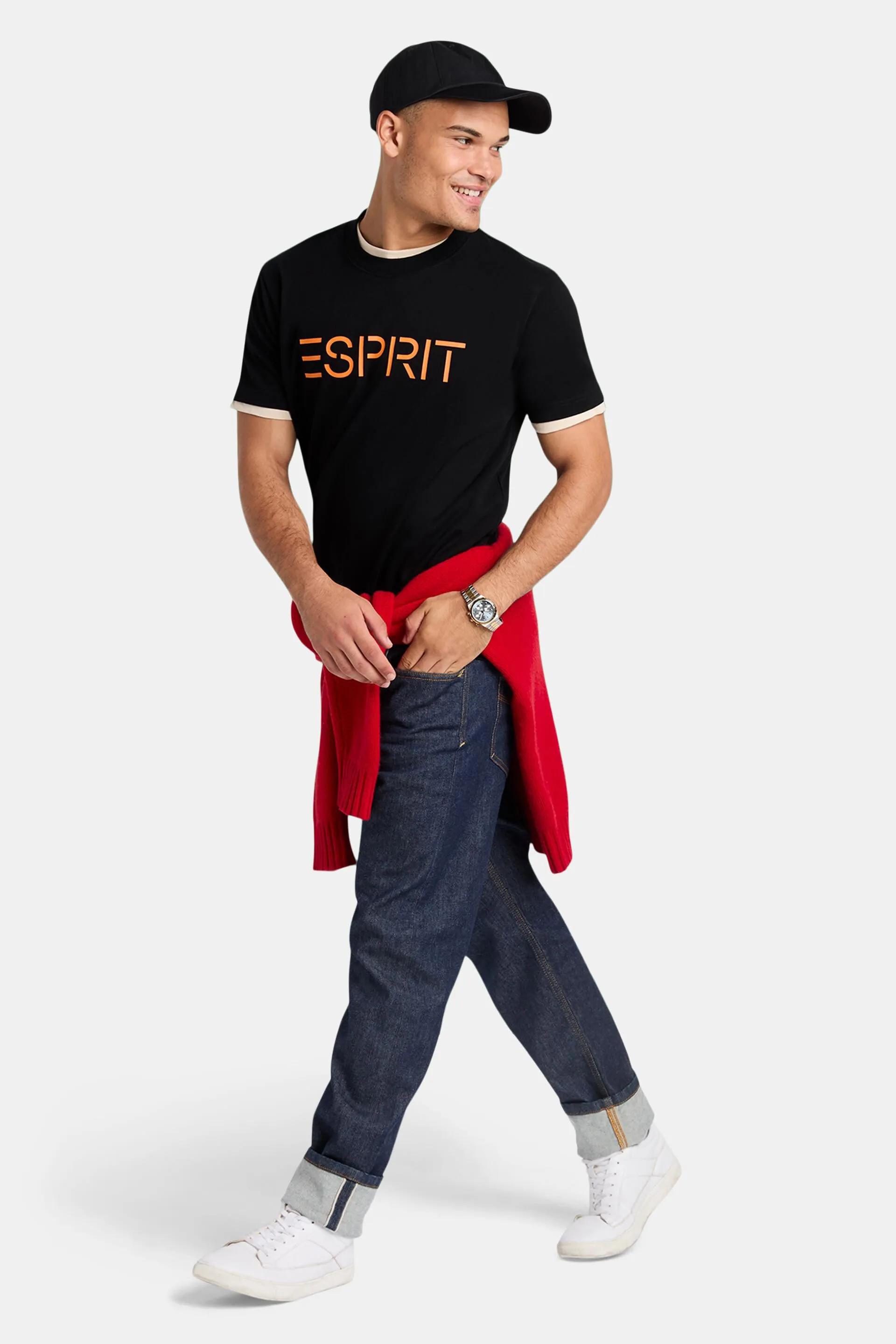 T-shirt unisex in jersey di cotone con logo