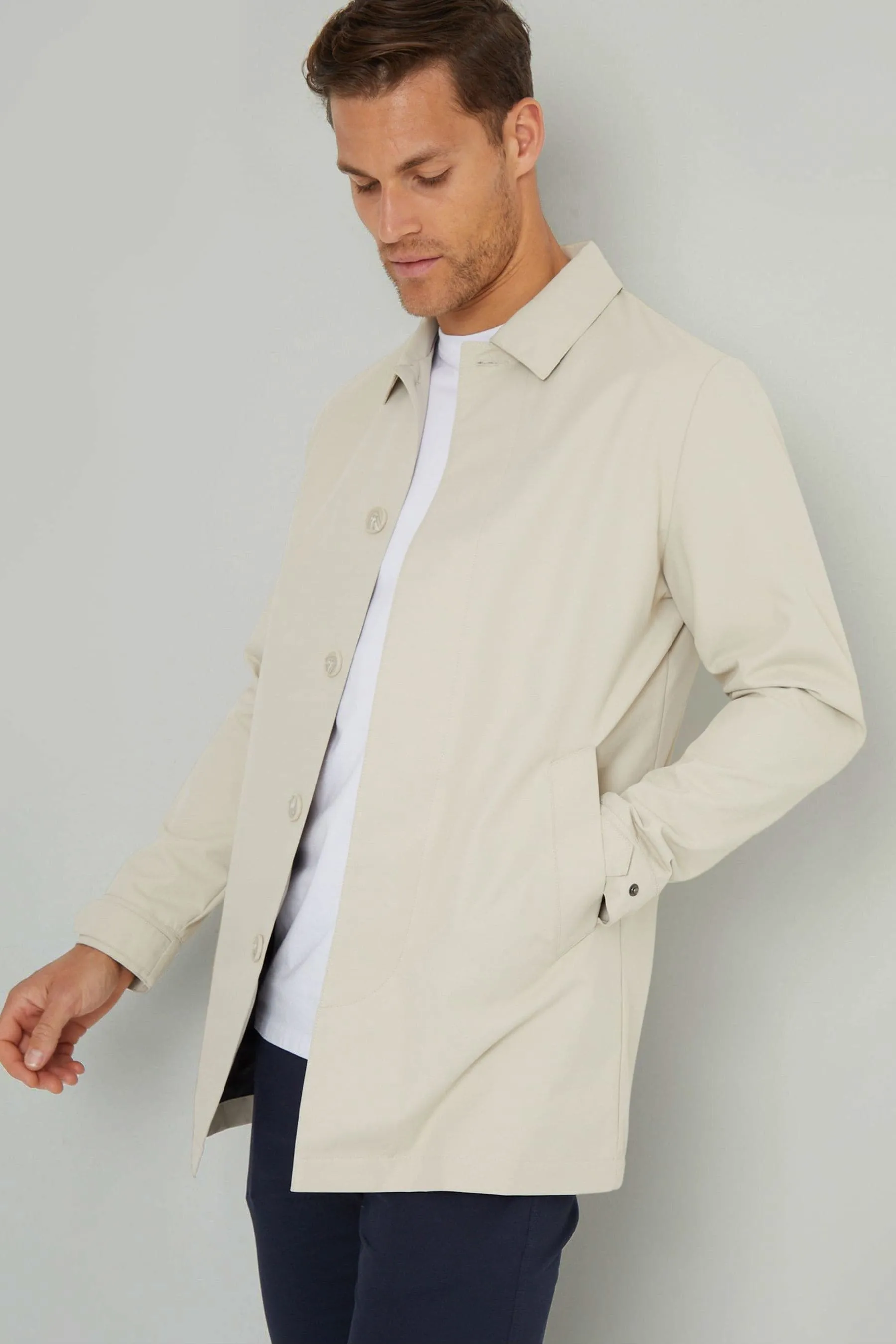 Threadbare - Trench lungo Sartoriale impermeabile