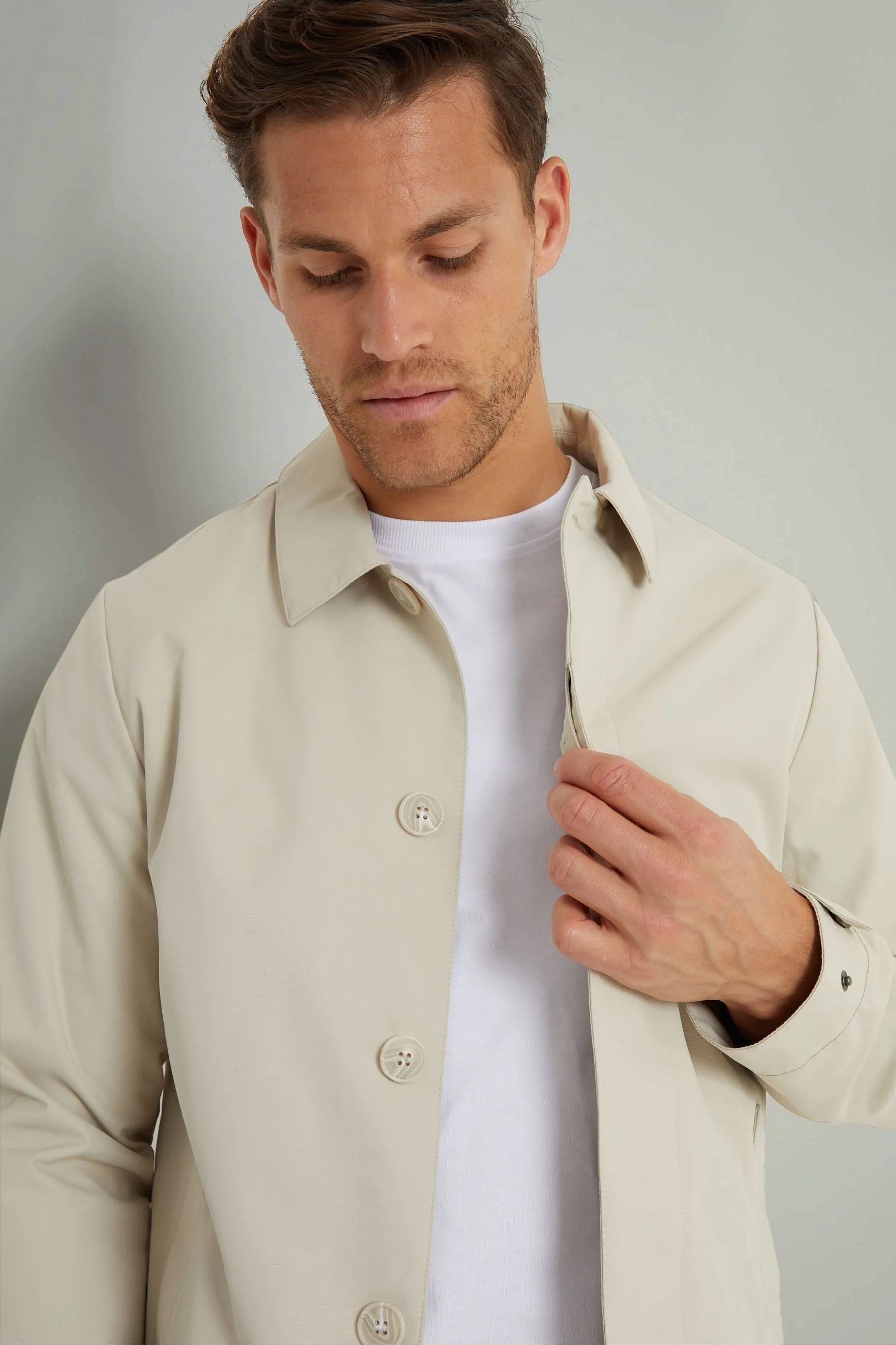 Threadbare - Trench lungo Sartoriale impermeabile