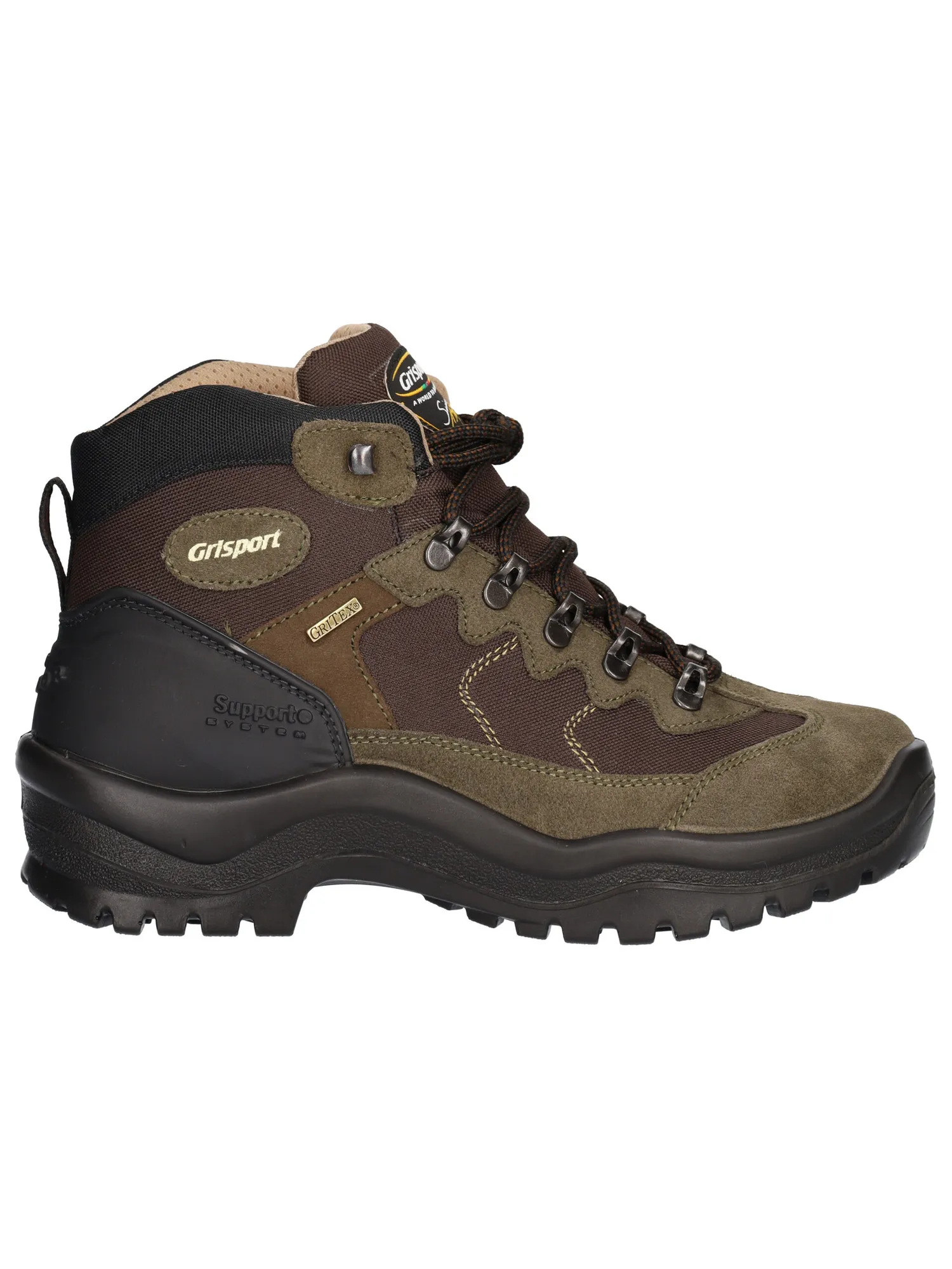 Trekking alto Grisport unisex verde