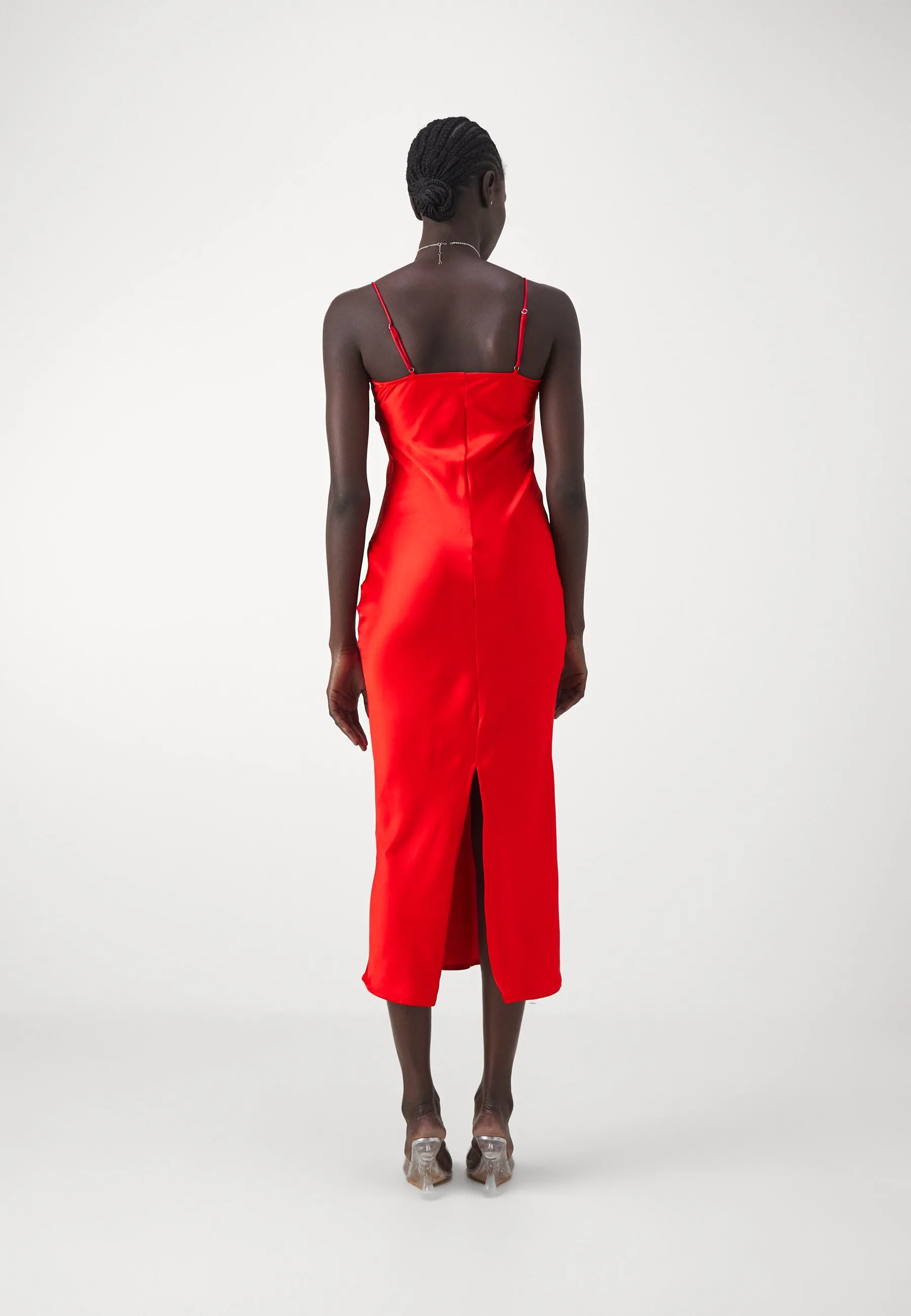 TWISTED STRAP MIDI DRESS - Vestito elegante