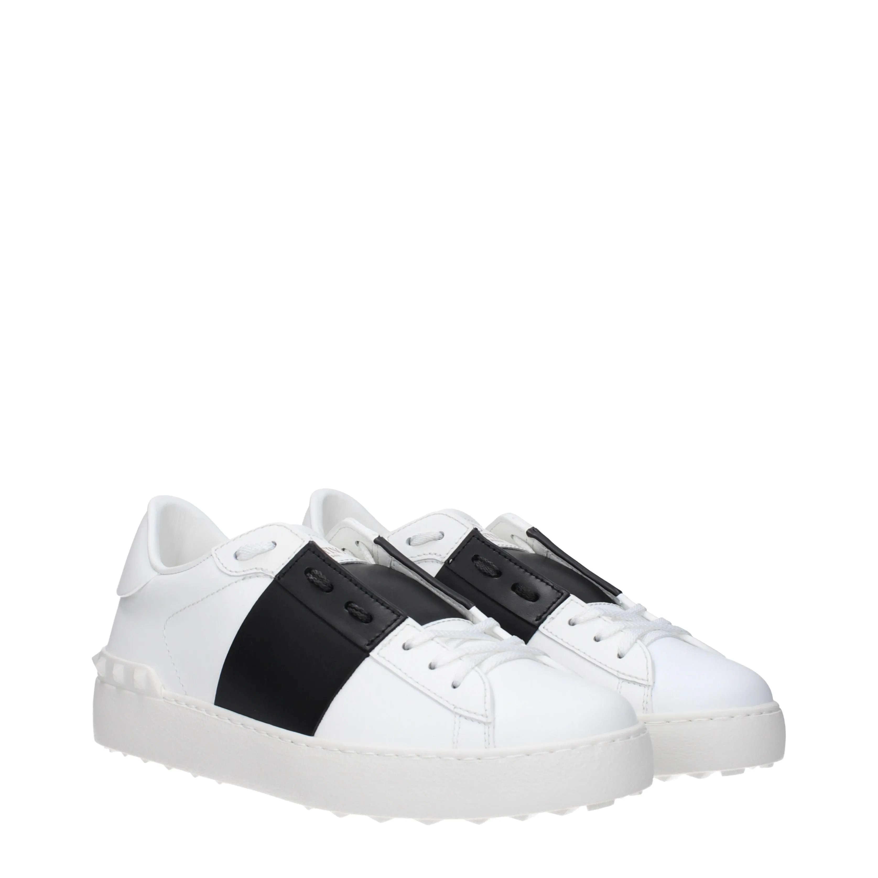 Valentino Garavani Sneakers Donna Pelle Bianco/Nero