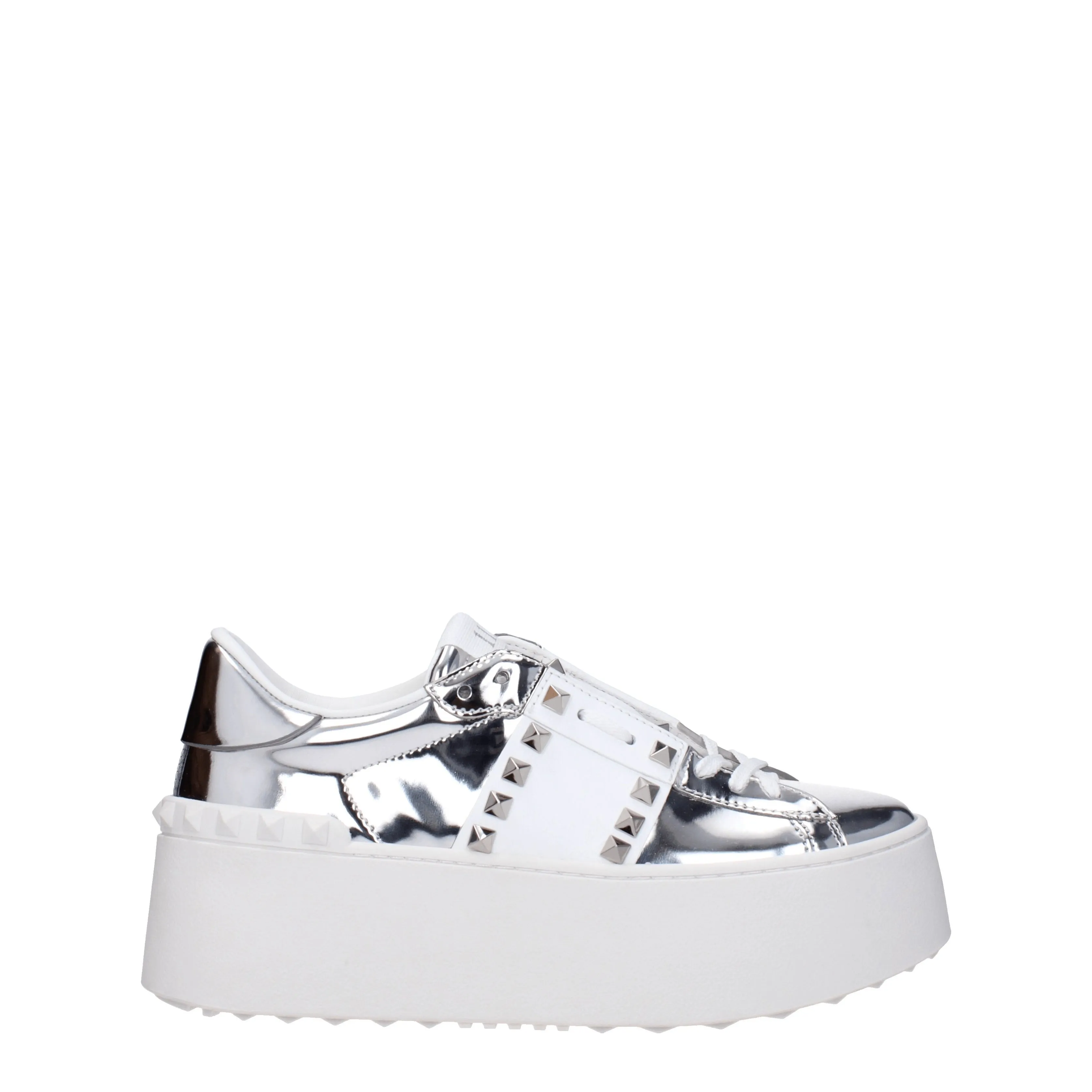 Valentino Garavani Sneakers Donna Vernice Argento