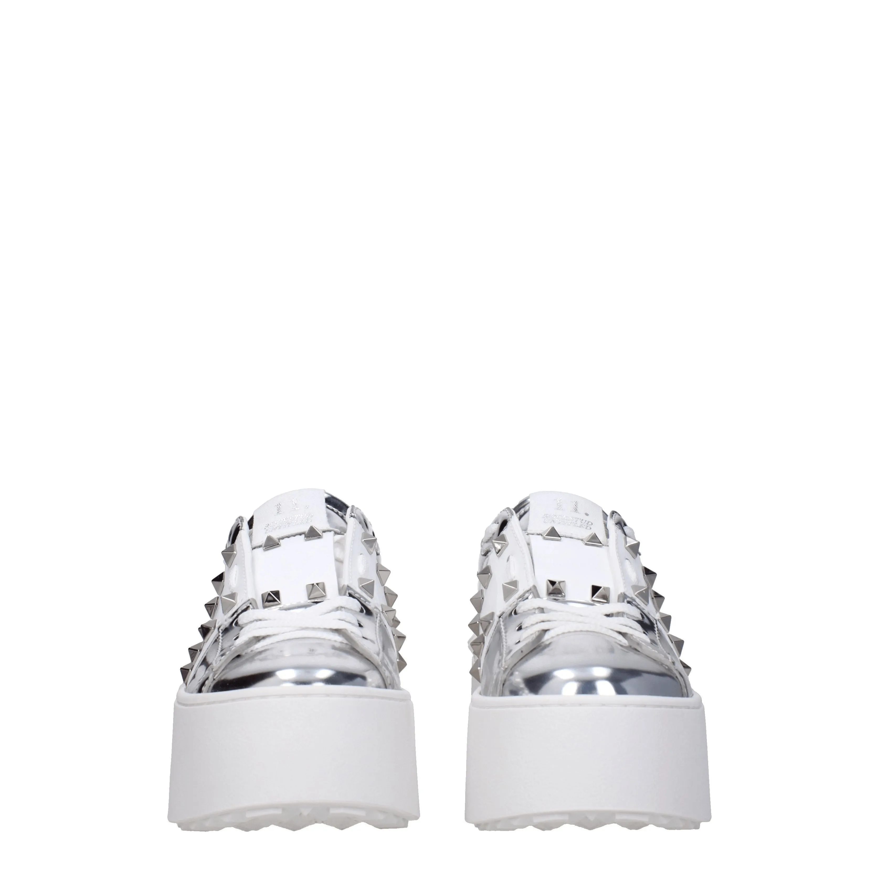 Valentino Garavani Sneakers Donna Vernice Argento