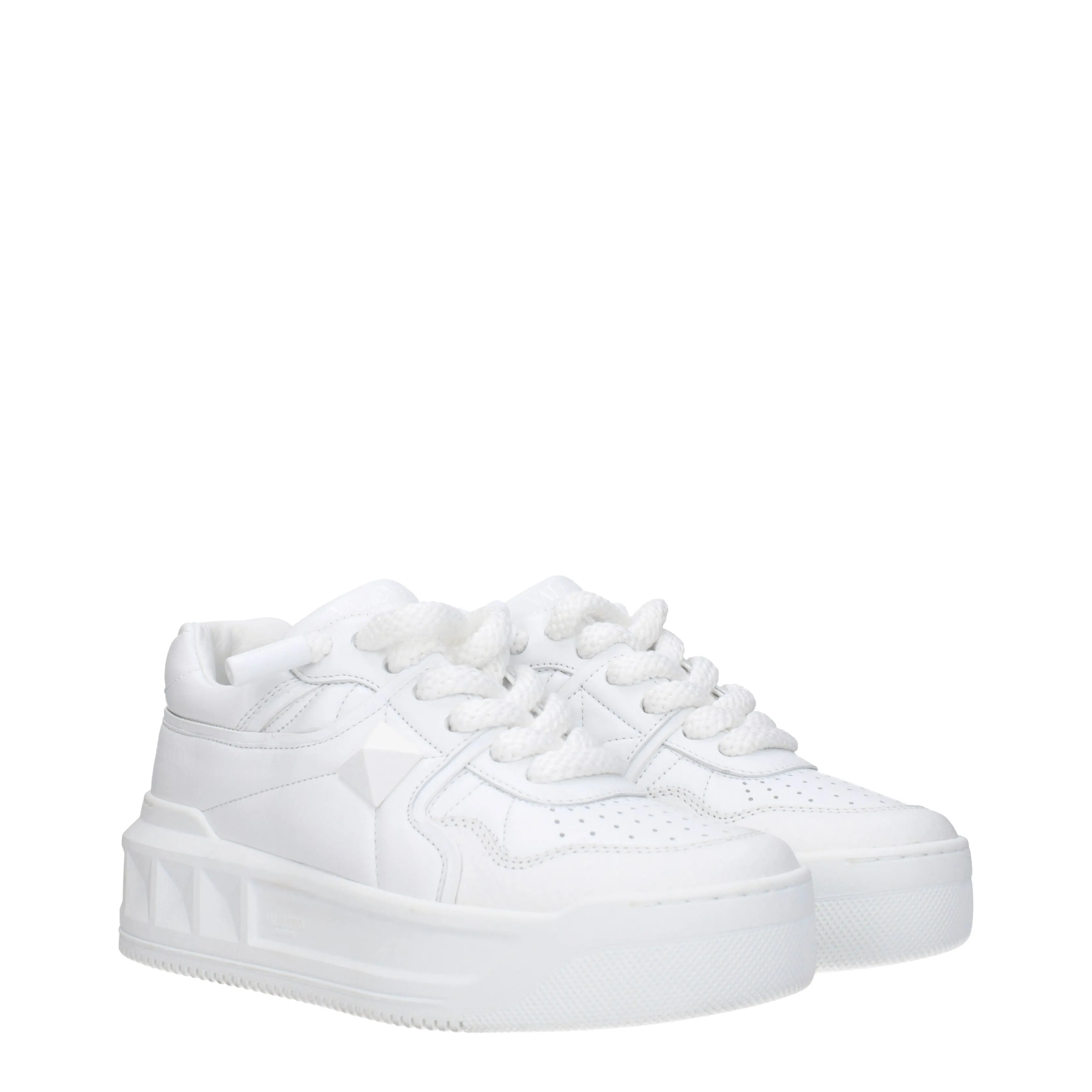 Valentino Garavani Sneakers One stud xl Donna Pelle Bianco