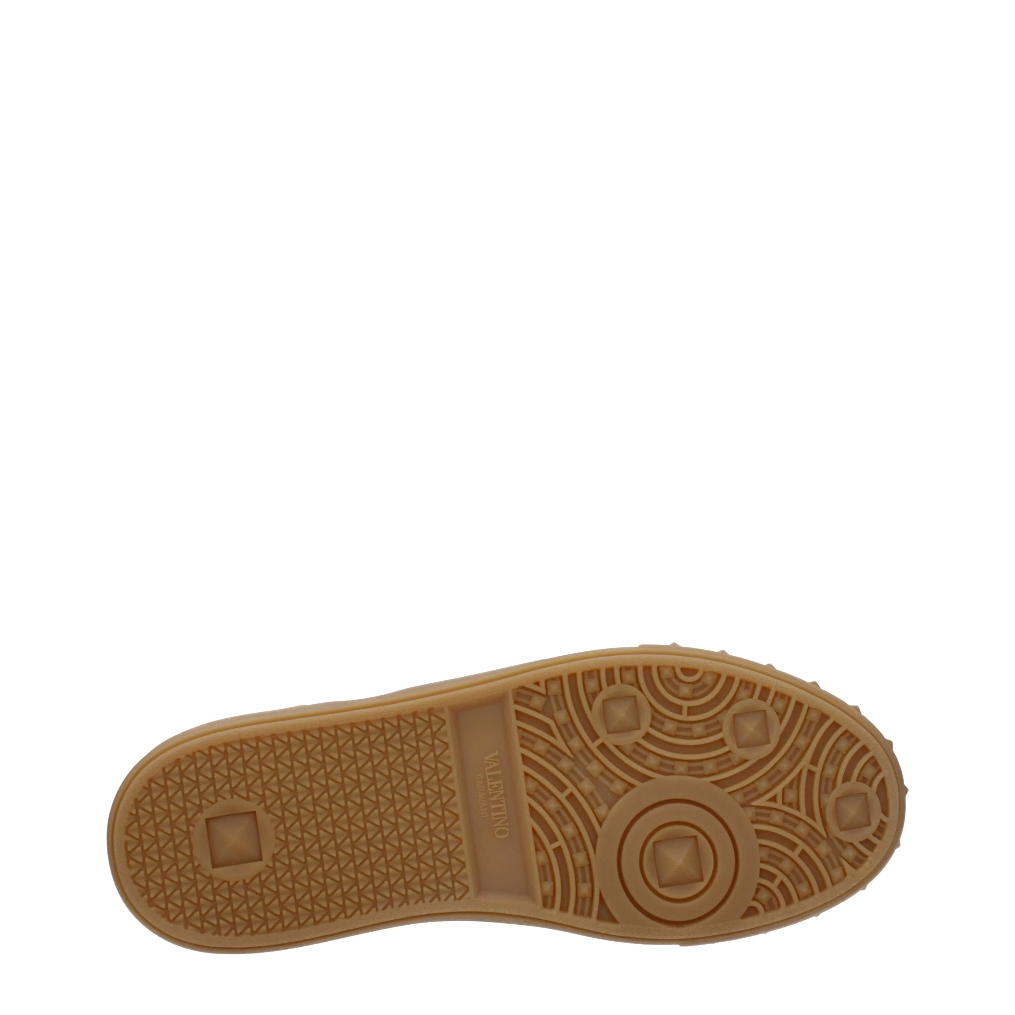 Valentino Garavani Sneakers Uomo Camoscio Beige/Barolo