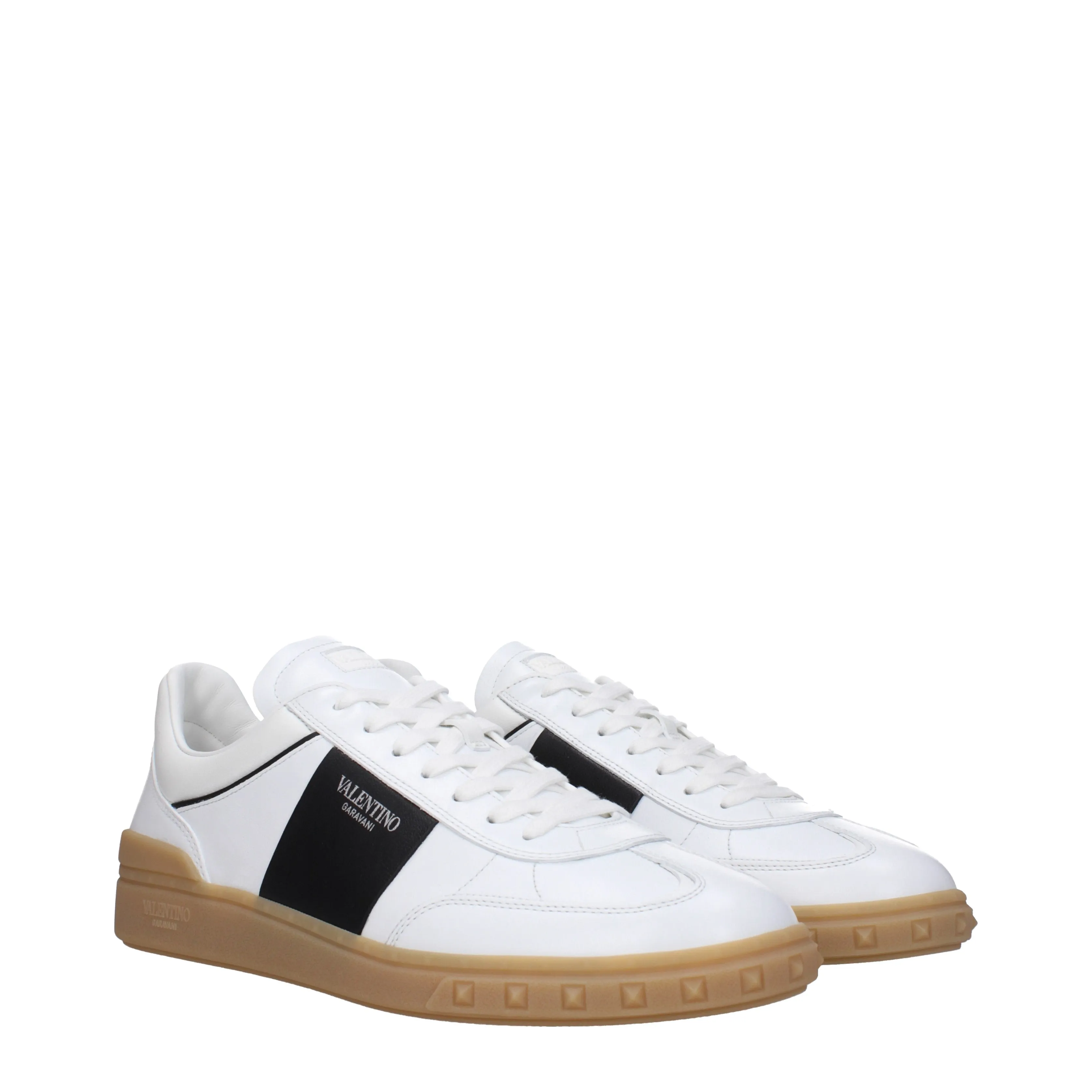 Valentino Garavani Sneakers Uomo Pelle Bianco/Nero