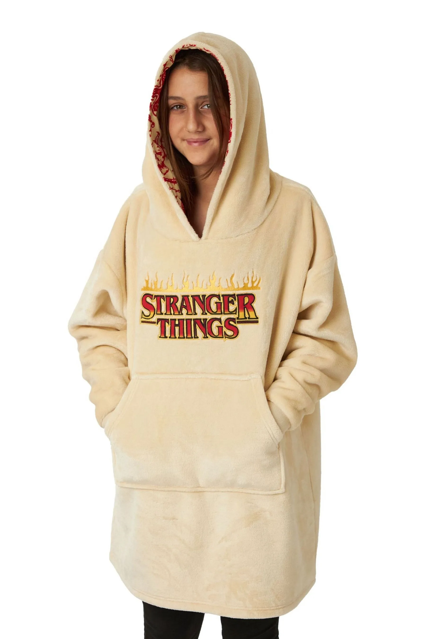 Vanilla Underground - Felpa con cappuccio stile coperta per bambini    