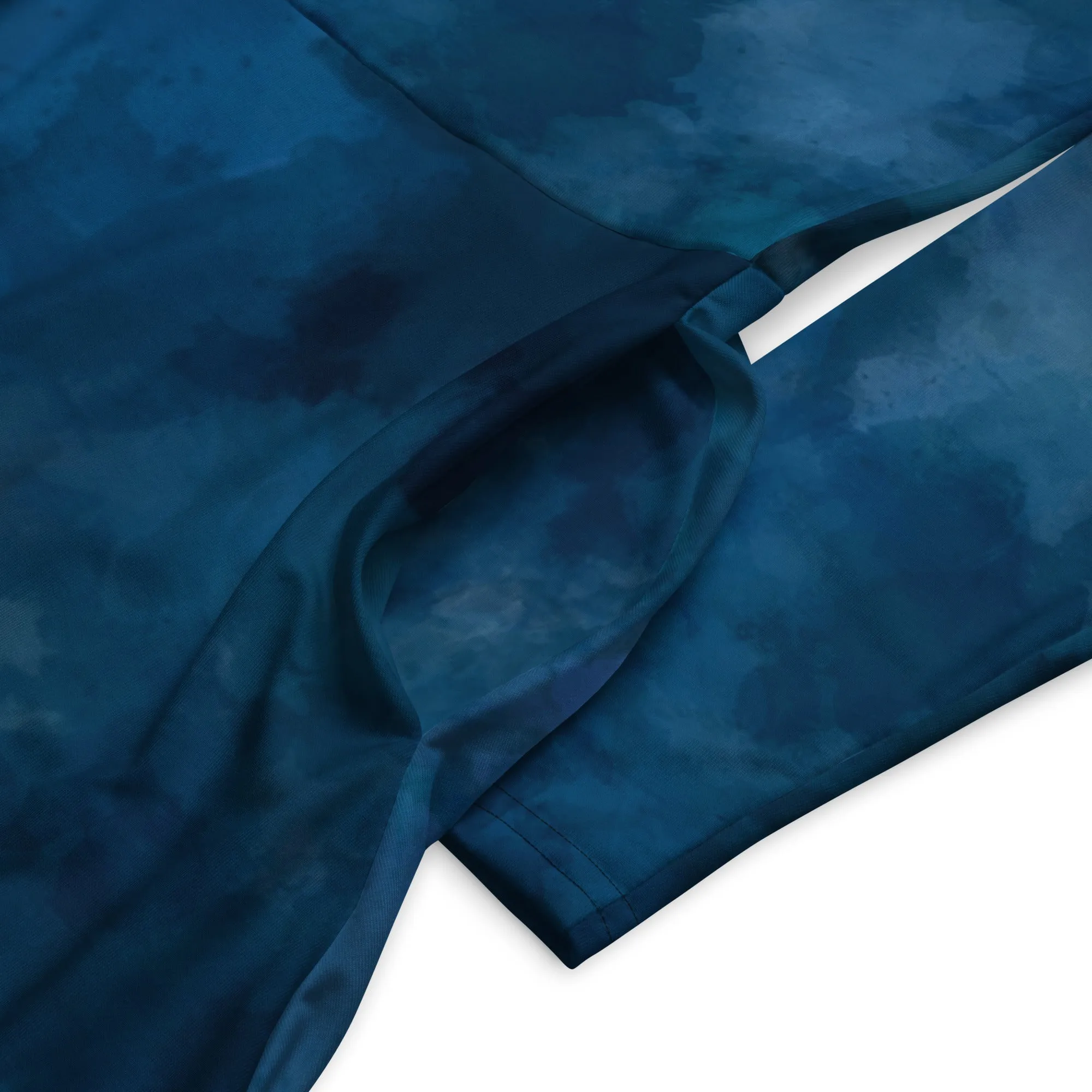 Vestito midi a maniche lunghe blu