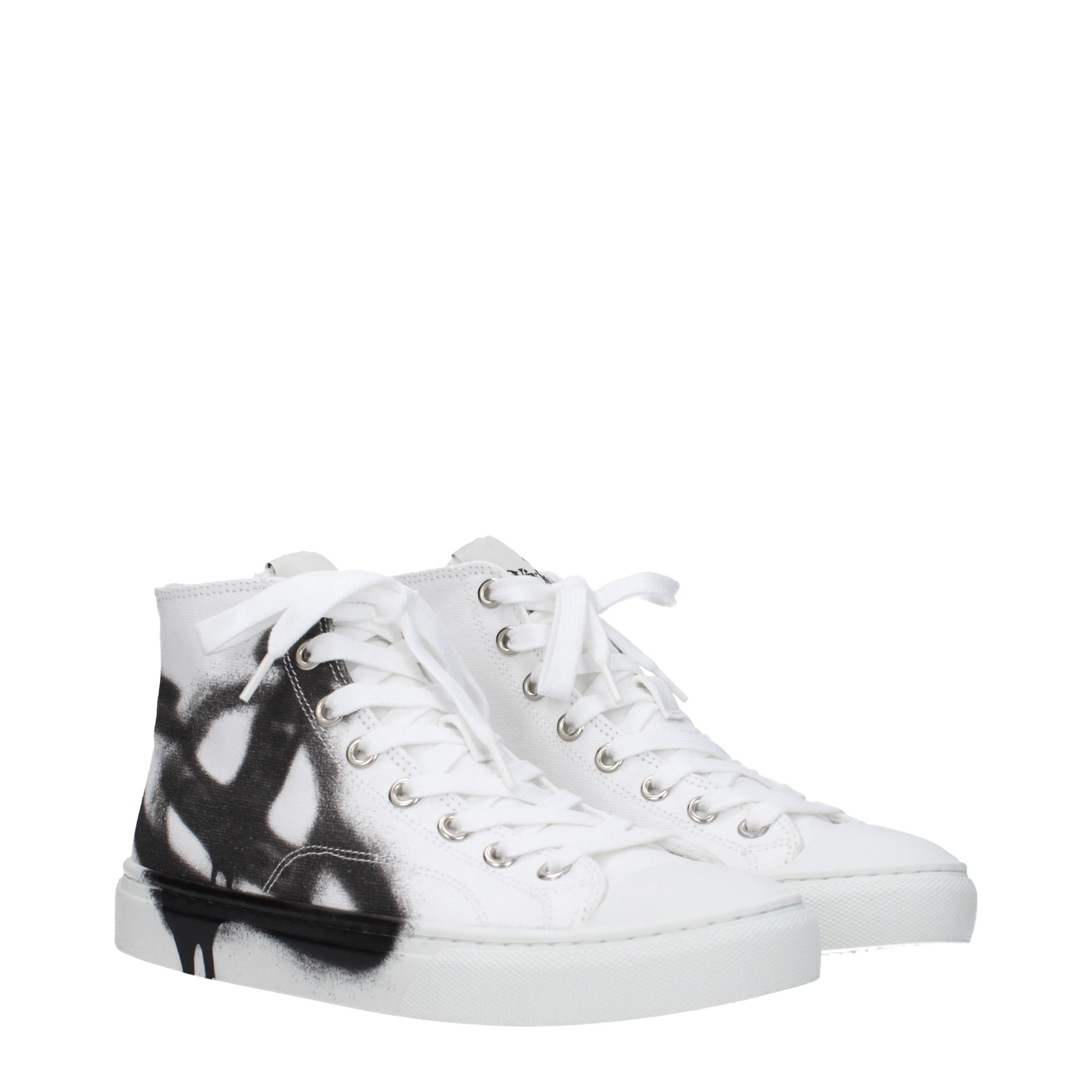 Vivienne Westwood Sneakers Donna Tessuto Bianco