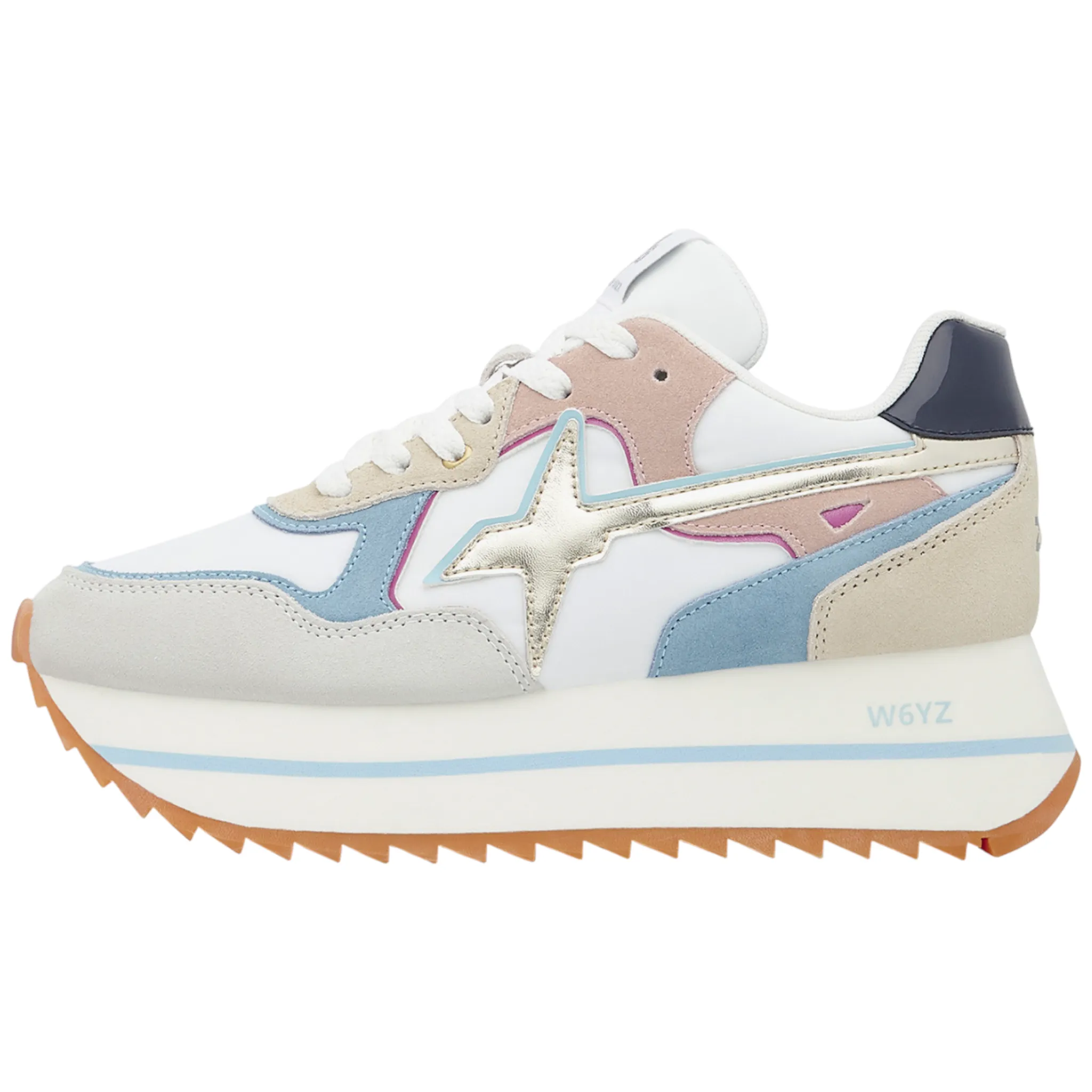 W6YZ sneakers in tessuto tecnico e suede Deva donna