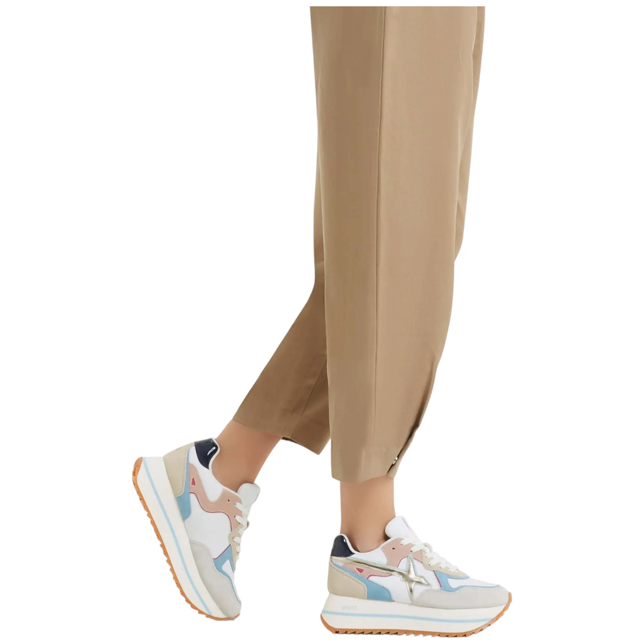 W6YZ sneakers in tessuto tecnico e suede Deva donna