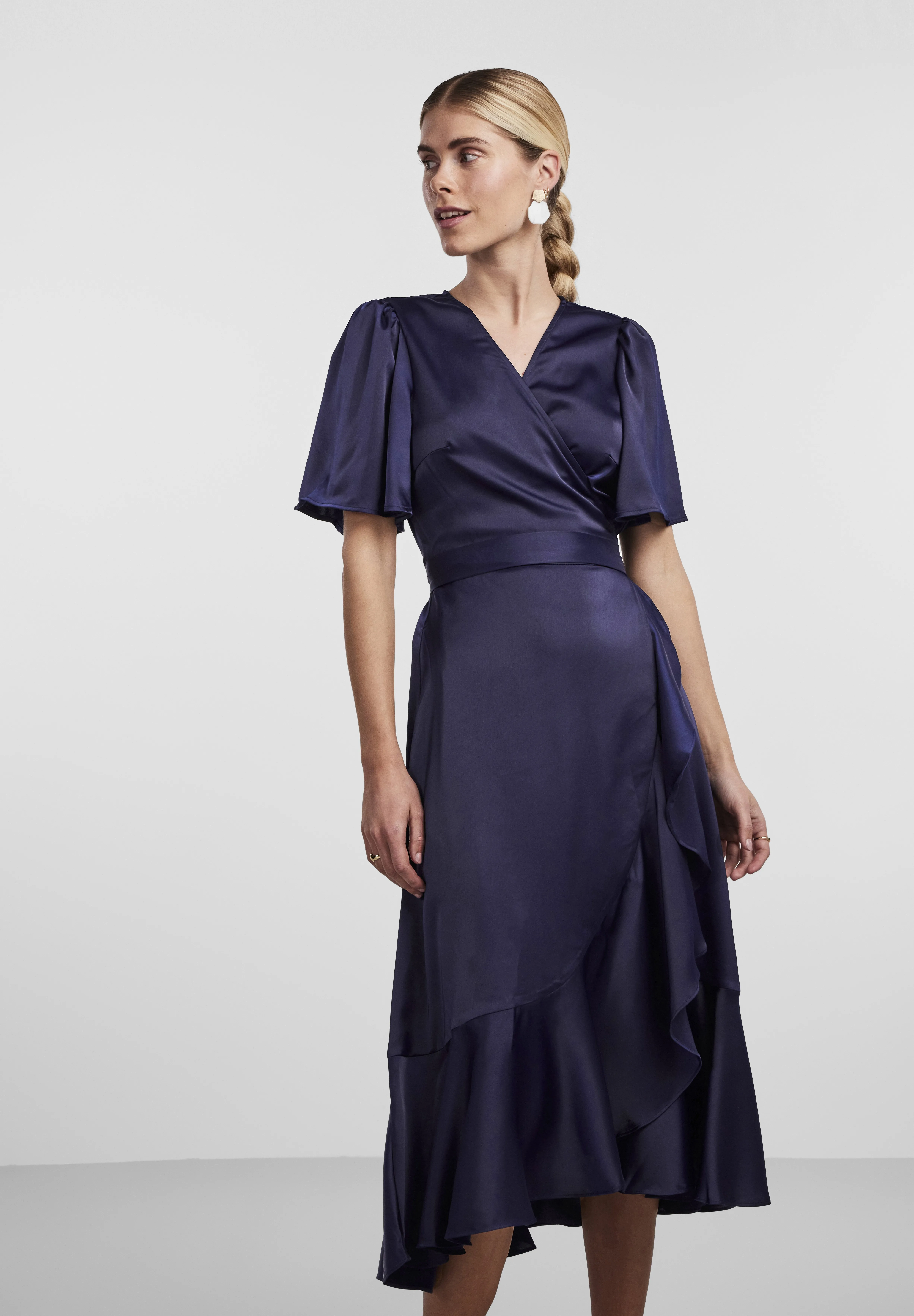 YASTHEA MIDI WRAP DRESS - Vestito elegante