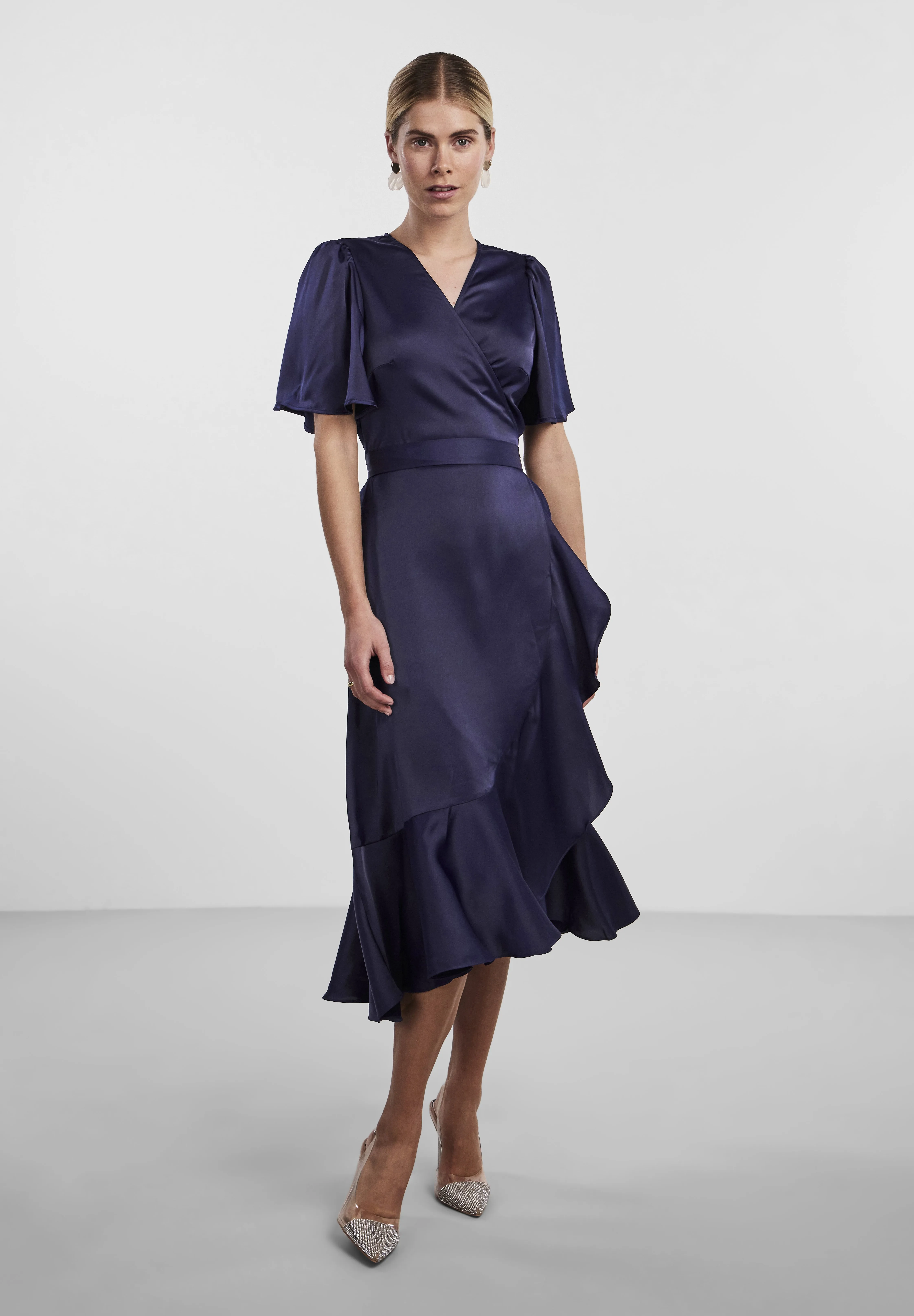 YASTHEA MIDI WRAP DRESS - Vestito elegante