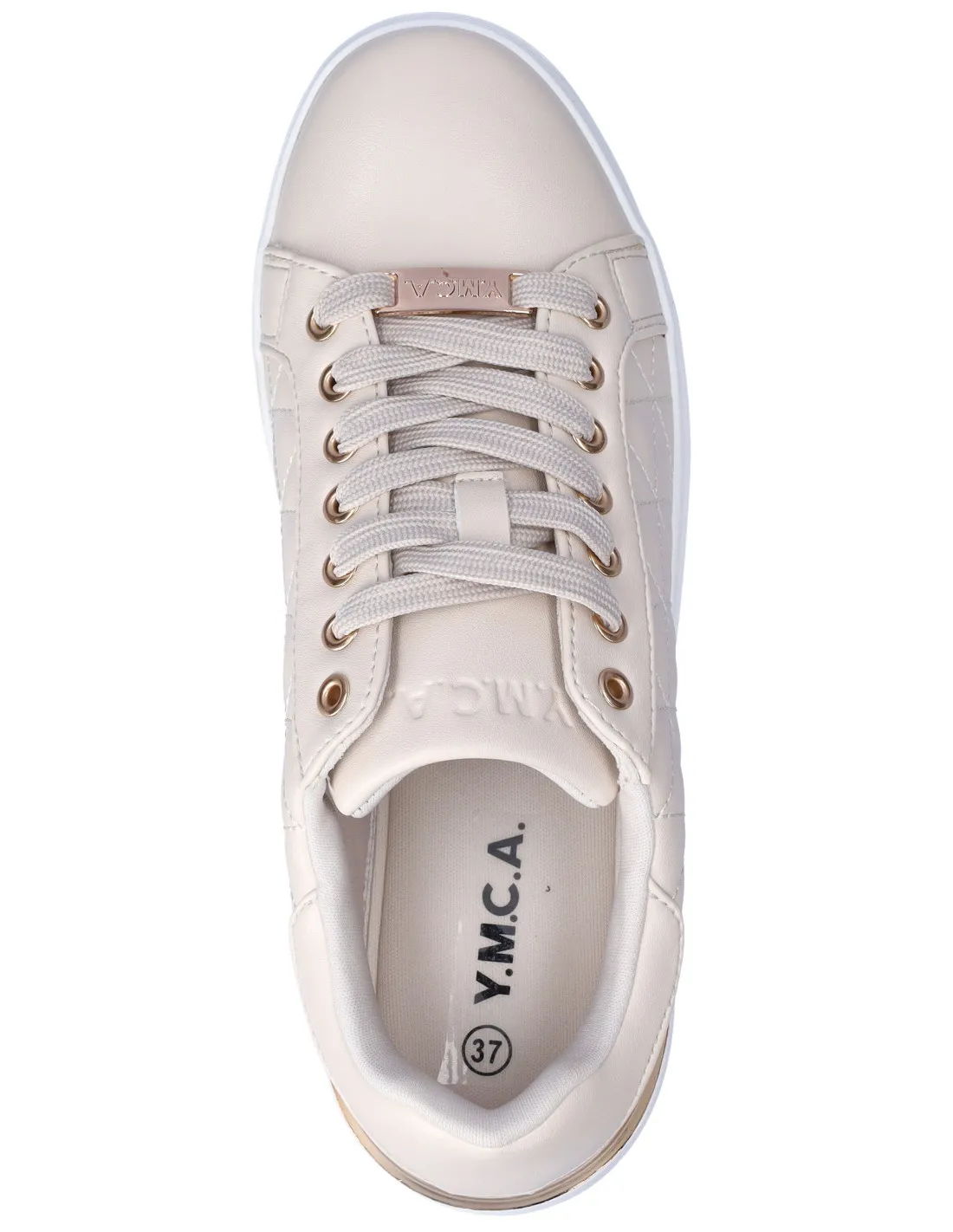 Ymca sneakers donna beige